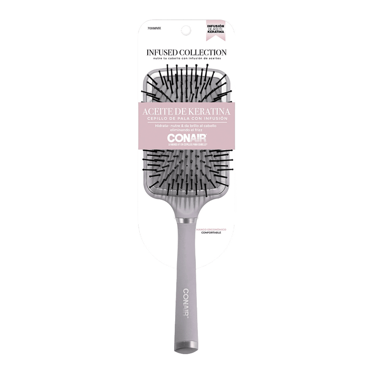 Conair - Cepillo de pala con infusión de keratina