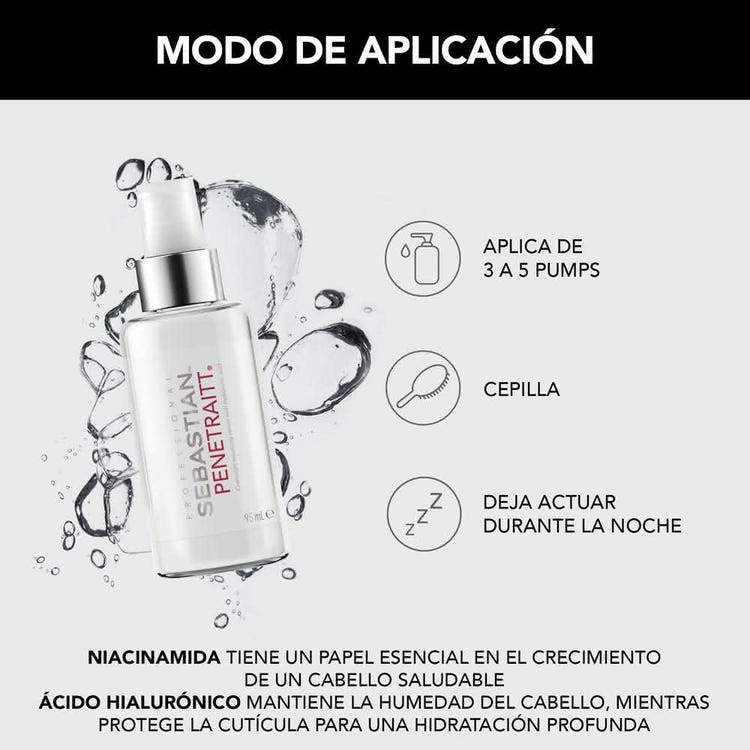 Penetraitt - Sérum nocturno, reparación fortalece, repara y protege contra el daño