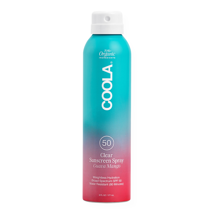 Classic Body Organic Sunscreen Spray SPF 50 - Loción de protector solar, resistente al agua