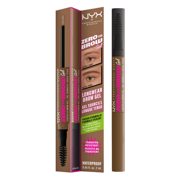 Zero To Brow - Delineador de cejas, de larga duración