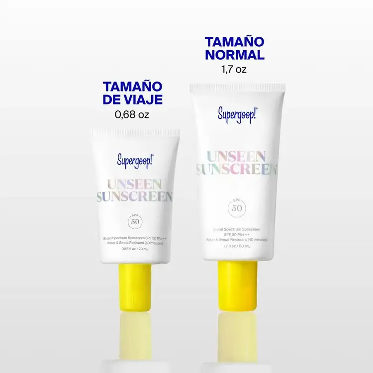 Unseen Sunscreen SPF 50 - Protector solar SPF 50, invisible, ligero y sin fragancia