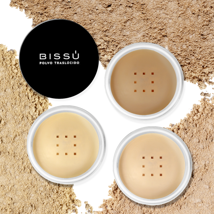 Polvo traslúcido, acabado ultra fino