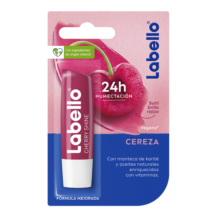 Caring Beauty Balsamo Labial Cereza labios protegidos 24 horas
