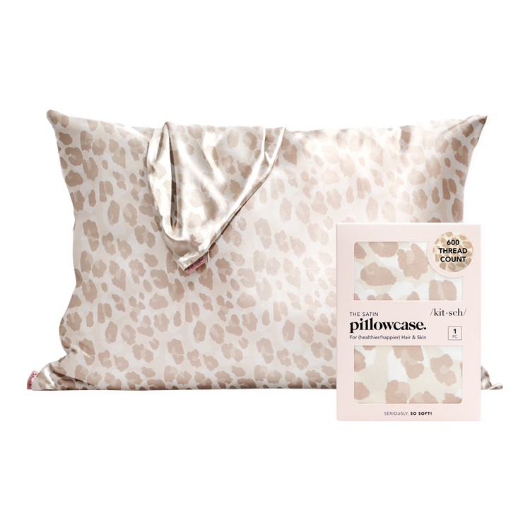 Satin Pillowcase Funda para almohada mantiene la humedad en la piel