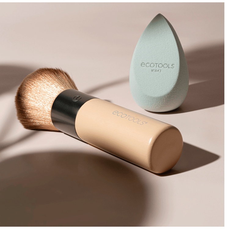 Blend + Blur Duo - Set de brochas, para polvos, crema y difuminar