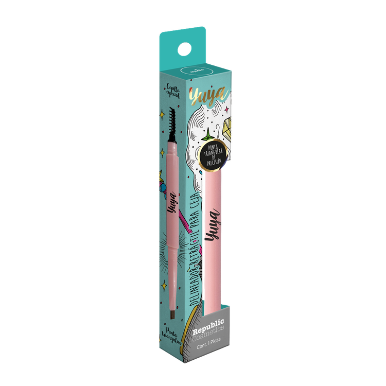 Lápiz de cejas, 2 en 1