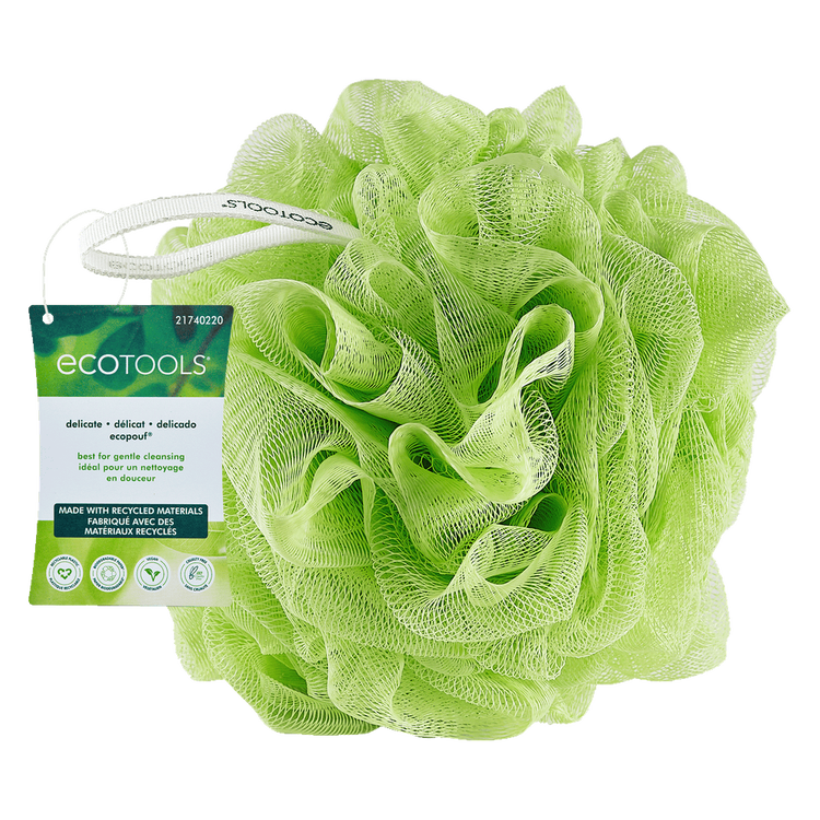 Eco Tools Delicate Ecopouf - Esponja de baño, textura suave