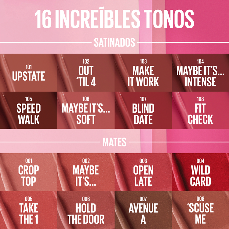 MAYBELLINE Serum Lipstick - Labial en barra Hidratante, hasta 8H de hidratación y volumen, 3.4 gr