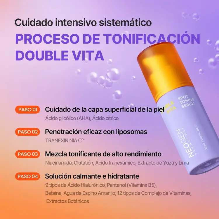 Double Vita Spot Suero facial reduce la apariencia de manchas