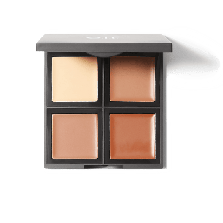 e.l.f. Cream Contour Palette Paleta Compacta de Iluminador y Bronceador en Crema para Contornear