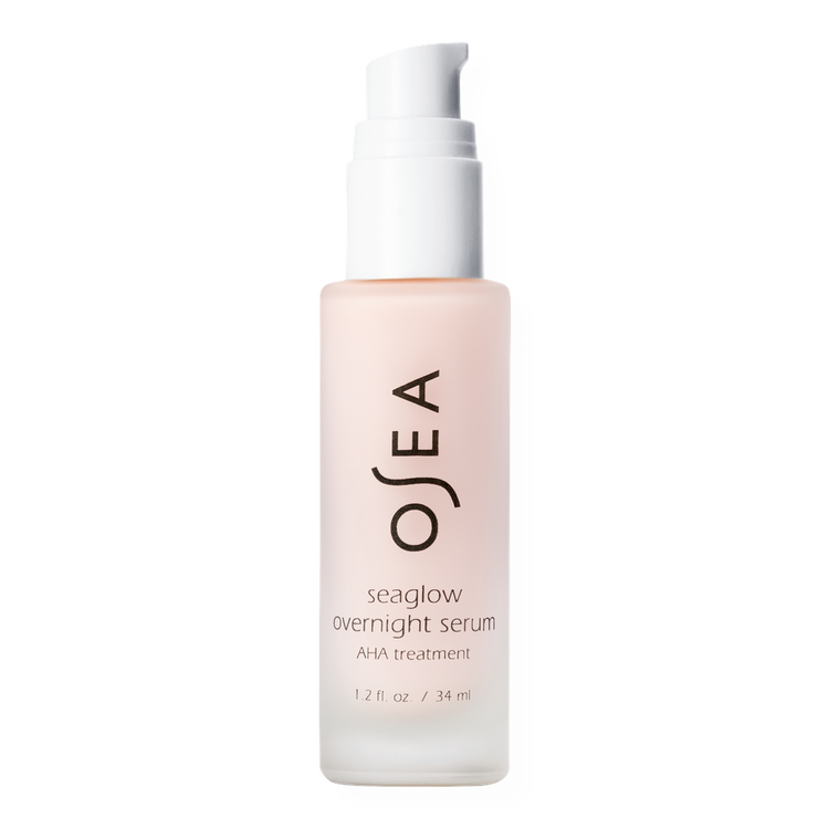 Seaglow Overnight Serum AHA Suero nocturno exfolia la piel