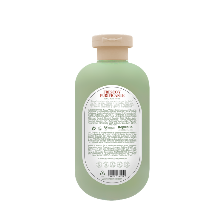 Shampoo, efecto purificante