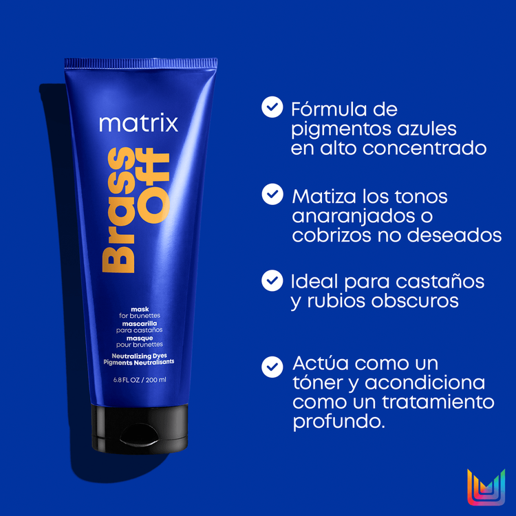 Brass Off - Mascarilla, neutraliza y trata tonos naranjas