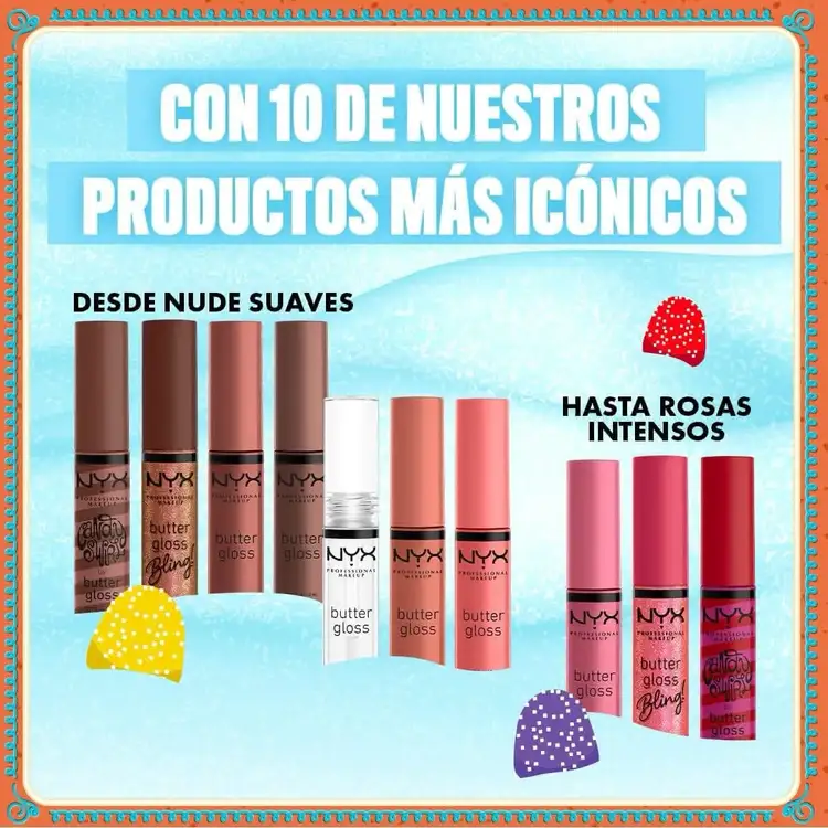 Ginger Baddie ButterGloss Vault Kit de 10 Brillos labiales