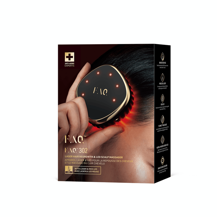 FAQ™ - Masajeador láser de cuero cabelludo, crecimiento y fortalecimiento de cabello
