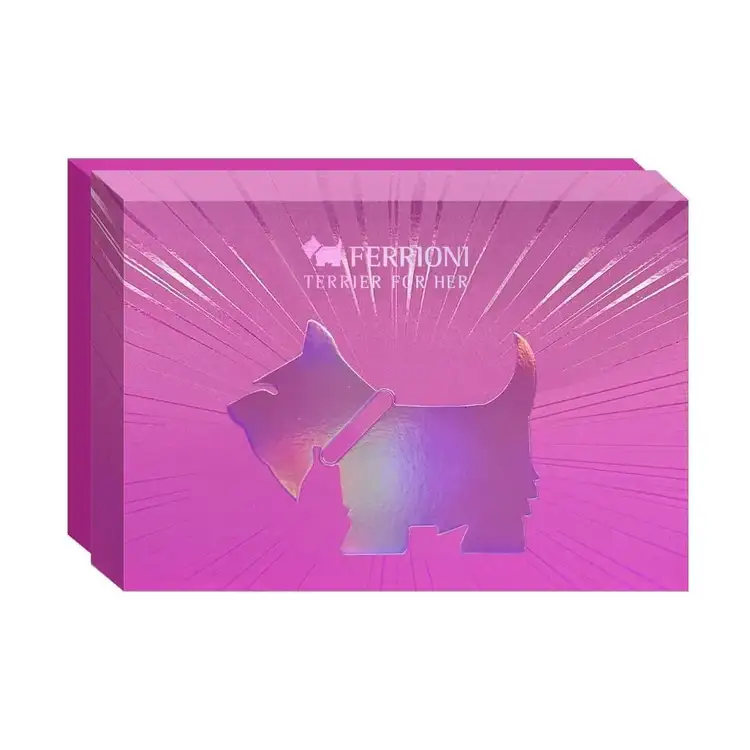 Terrier for Her - Set de regalo, Eau de Parfum + crema de manos + mini spray