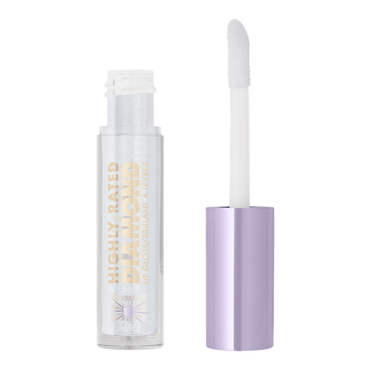 Highly Rated Diamond Brillo labial brillo labial transparente con brillo intenso.