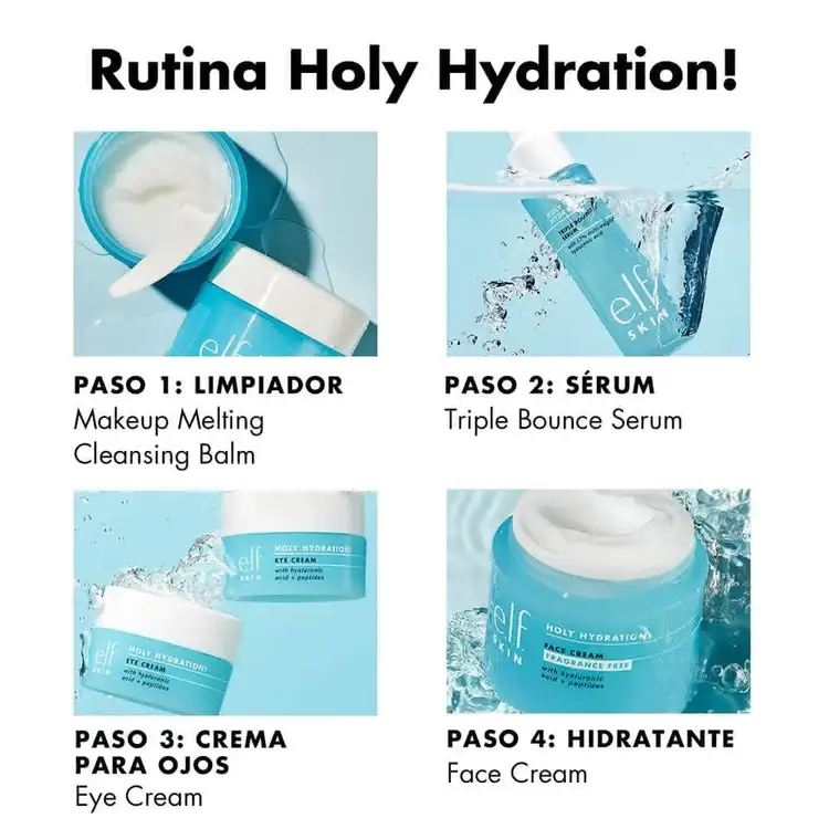 e.l.f. SKIN Holy Hydration! Crema facial ligera e hidratante para piel suave
