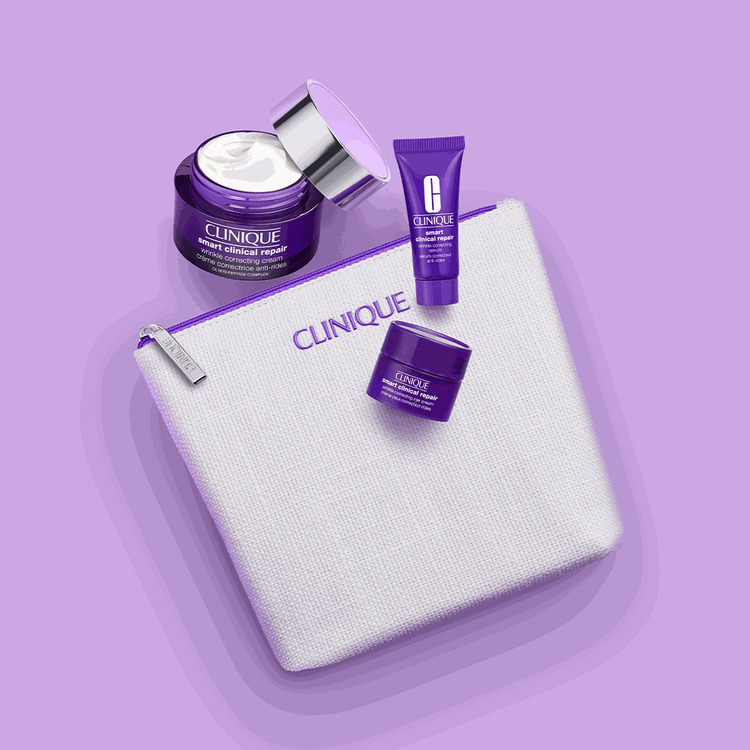 De-Aging Experts - Set de regalo, Wrinkle Serum + Wrinkle Correcting Cream + Wrinkle Correcting Eye Cream + Cosmetiquera