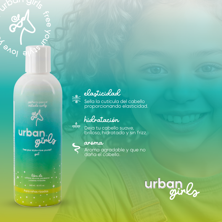 Urban Girls - Gel, para cabello rizado