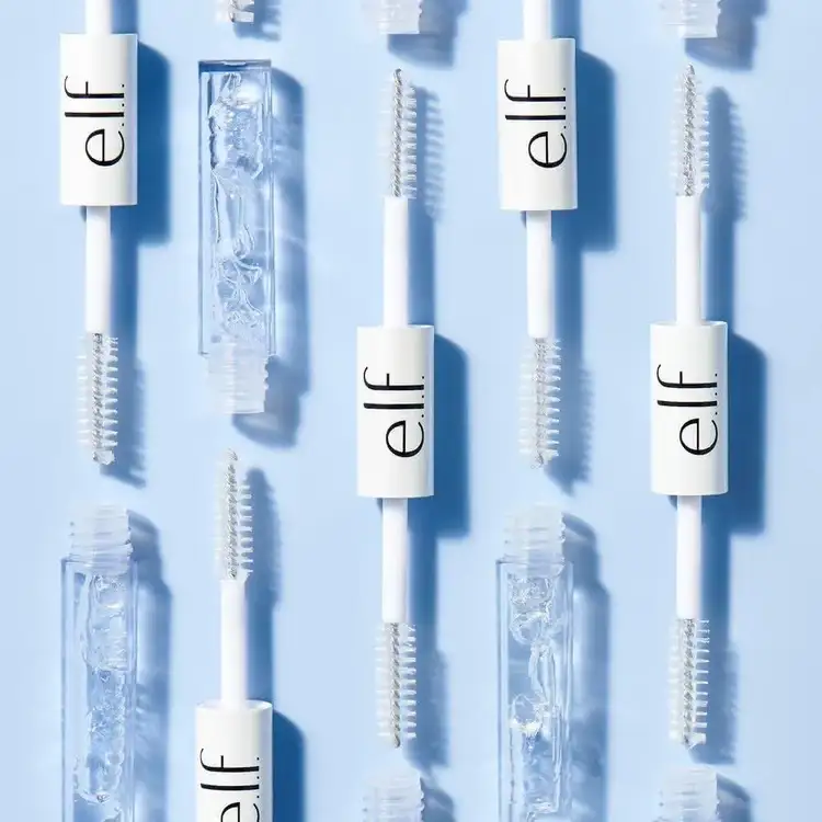 e.l.f. Clear Brow & Lash Mascara Set of 2 Paquete de 2 gel transparente acondicionador para cejas y pestañas