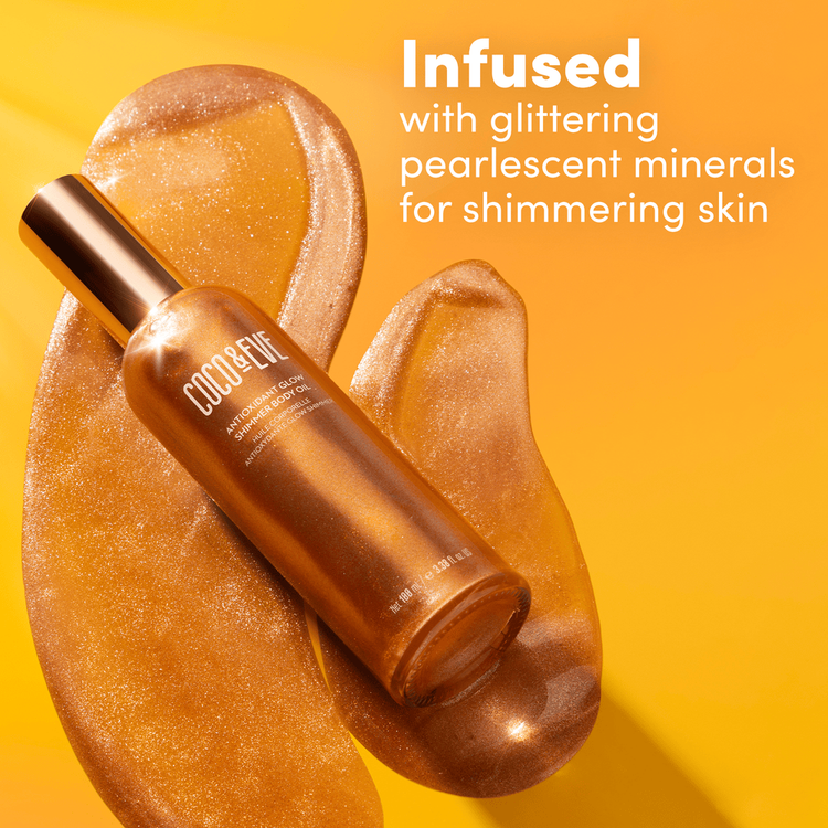 Antioxidant Glow Shimmer Aceite corporal brillo deslumbrante
