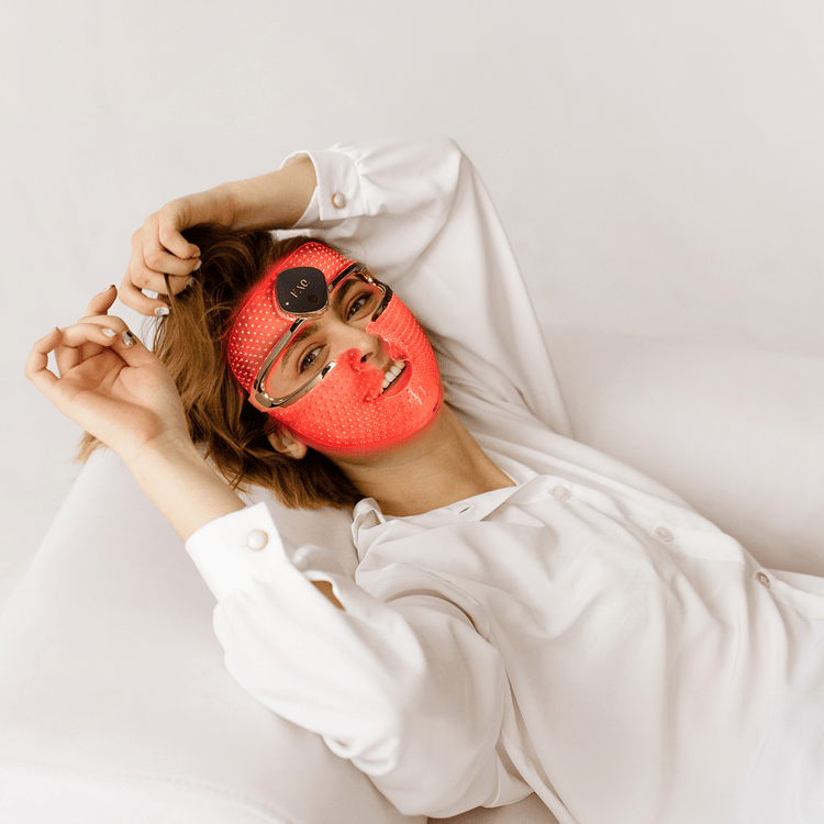 Faq 202 Mascarilla facial led inalámbrica con 7 luces led + nir y anti-envejecimiento