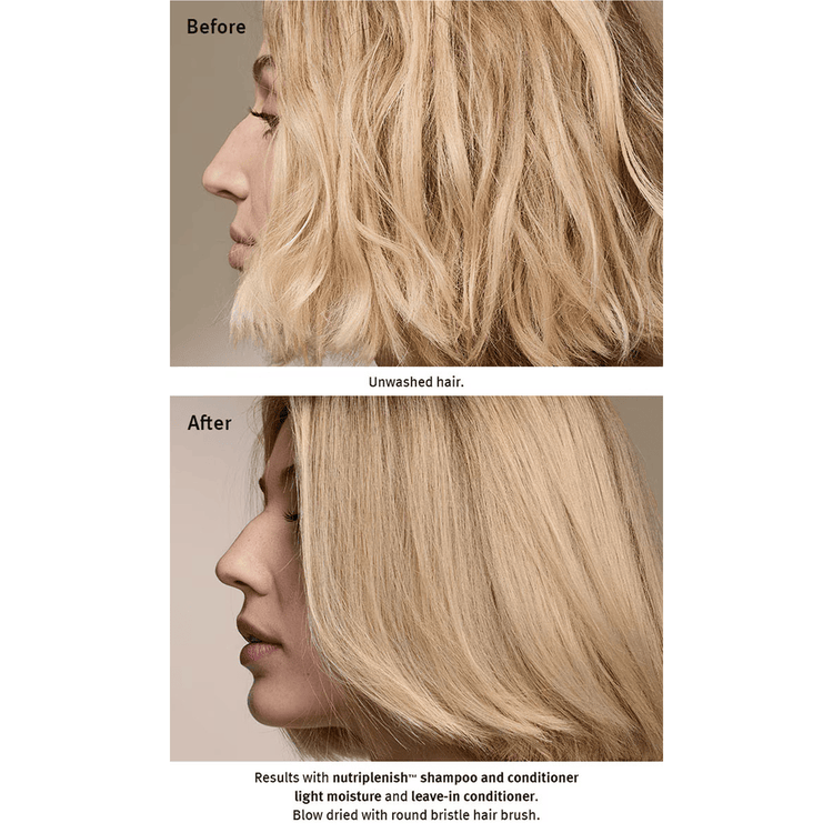 Nutriplenish Shampoo hidrata y nutre el cabello seco y opaco