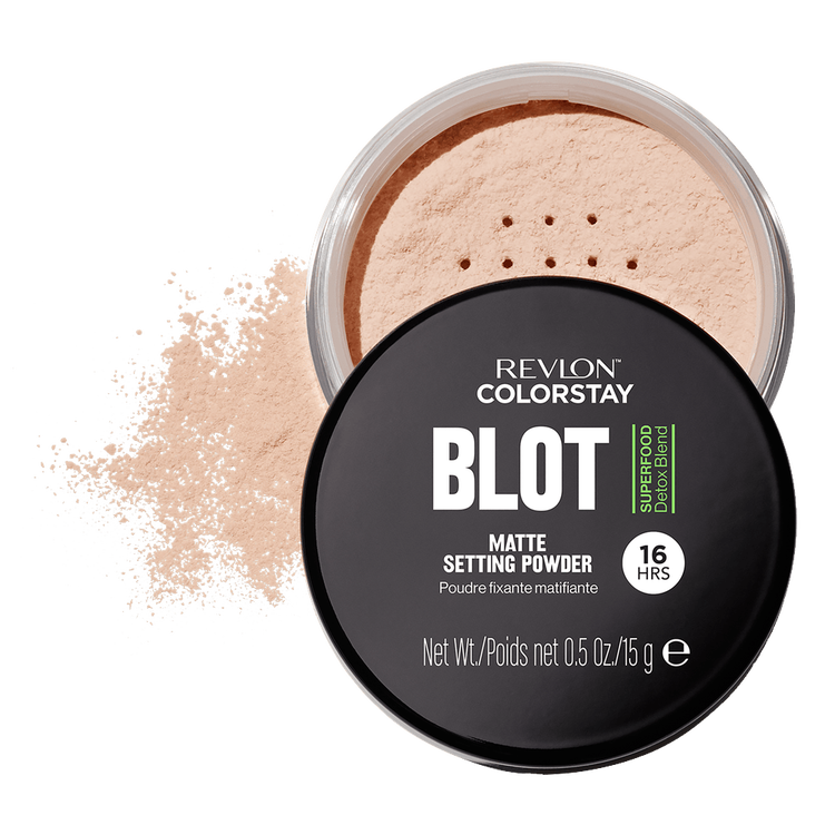 Polvo suelto redice porors e imperfecciones