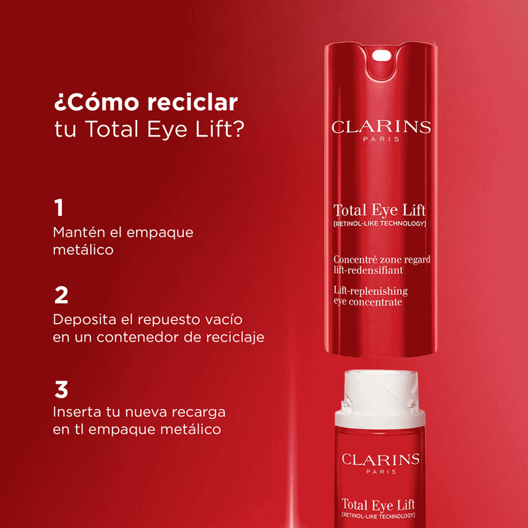 Total Eye Lift Recharge - Contorno de ojos, reduce visiblemente bolsas y ojeras