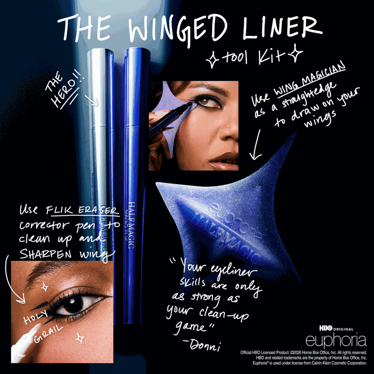 EUPHORIA X HALF MAGIC - Magic Flik Liquid Eyeliner, Delineador de ojos
