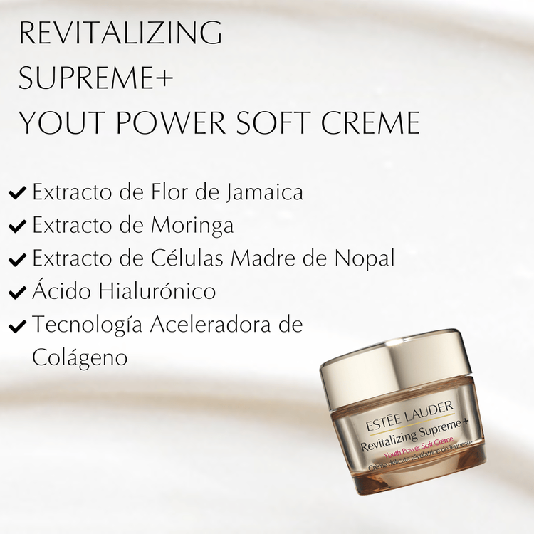 Revitalizing Supreme+ Youth Power Soft Creme Hidrante facial antiedad con textura ligera