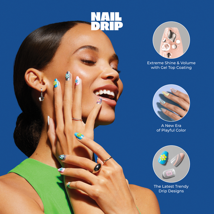 Nail Drip Uñas postizas hasta 7 días de duración