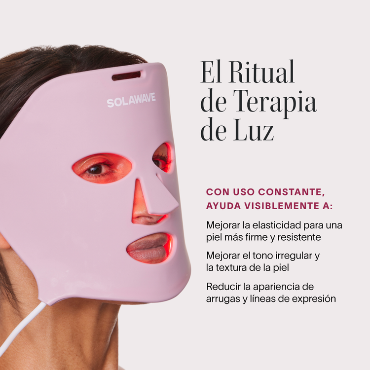 Wrinkle Retreat - Mascarilla Facial de Fototerapia LED, antienvejecimiento - Therapy Mask