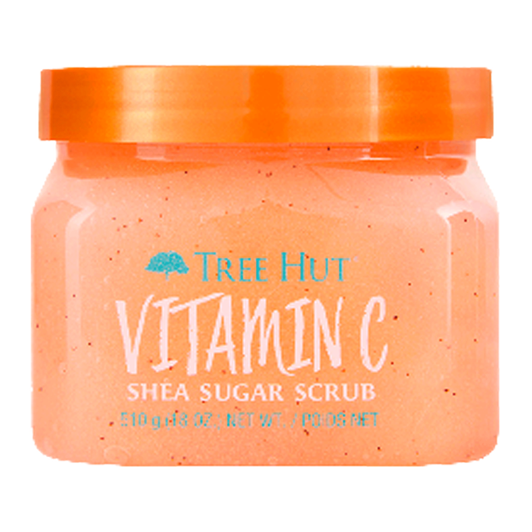 Shea Sugar Scrub Vitamin C - Exfoliante corporal, deja la piel suave y tersa