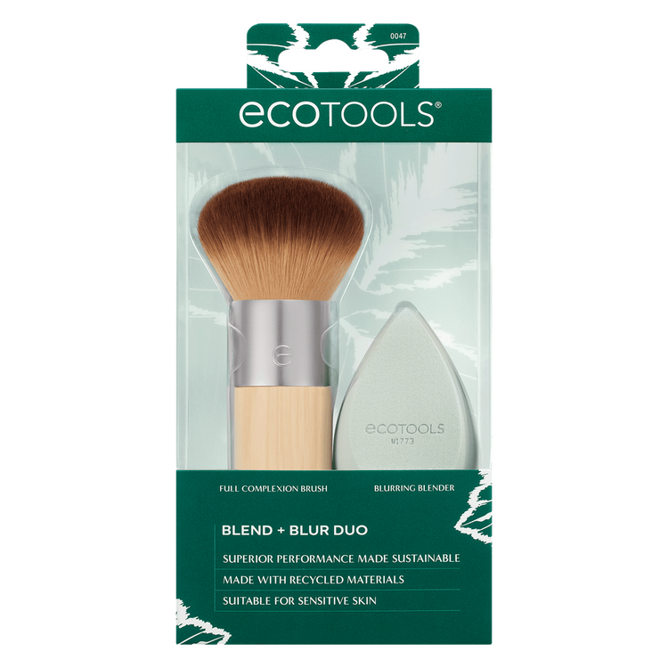 Blend + Blur Duo - Set de brochas, para polvos, crema y difuminar