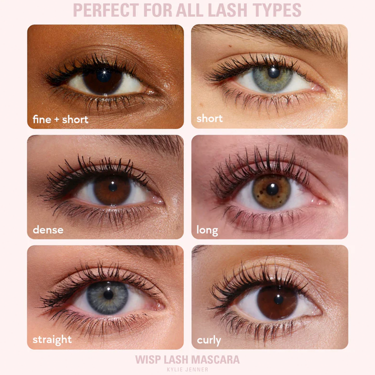 Kylie Wisp Lash Mini Mascara para pestañas alarga, curva y eleva