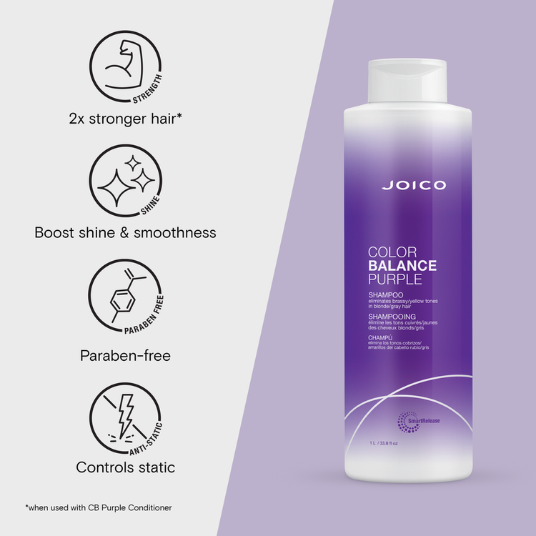 Color Balance Shampoo y acondicionador fortalece el cabello