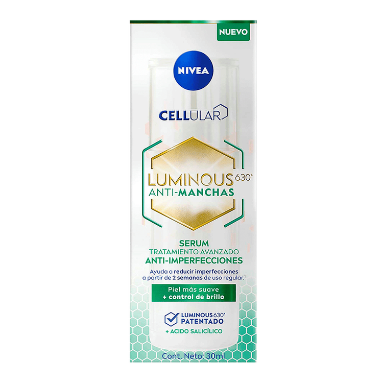 Luminous 630 Serum Facial Antimanchas triple acción reduce hasta 81% manchas