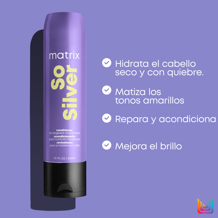 So Silver - Acondicionador, neutraliza tonos amarillos