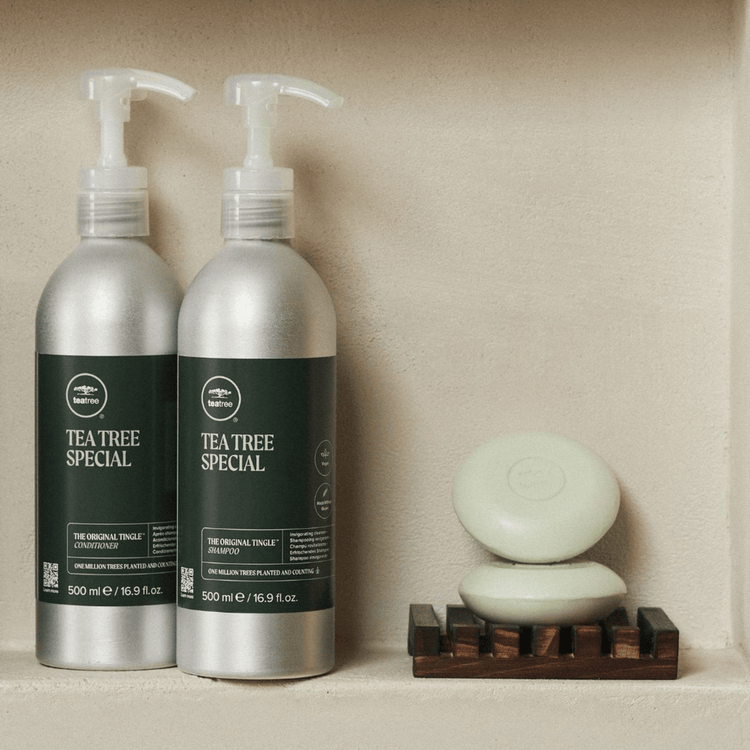 Tea Tree Special Shampoo Bar Shampoo en barra elimina impurezas