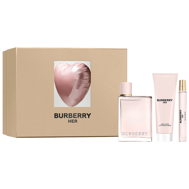 Burberry Her - Set de regalo, Eau de Parfum 100 ml + EDP 10 ml + Body Lotion 75 ml