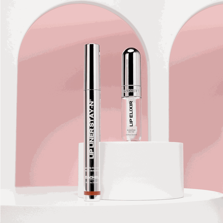 Lip Liner STAY-N® & Lip Elixir Bundle LINE & SHINE - Lip combo, delineador de labios y brillo labial