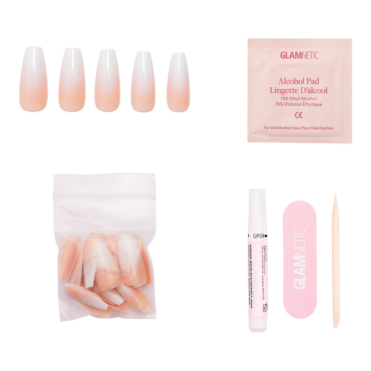 Creme de Nude - Press-On Nails, uñas postizas, diseño moderno y fácil aplicación