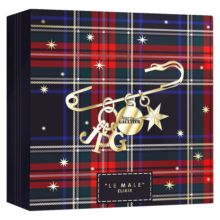 Le Male Elixir - Set de regalo, Eau de Parfum 125 ml + Gel de ducha + Mini