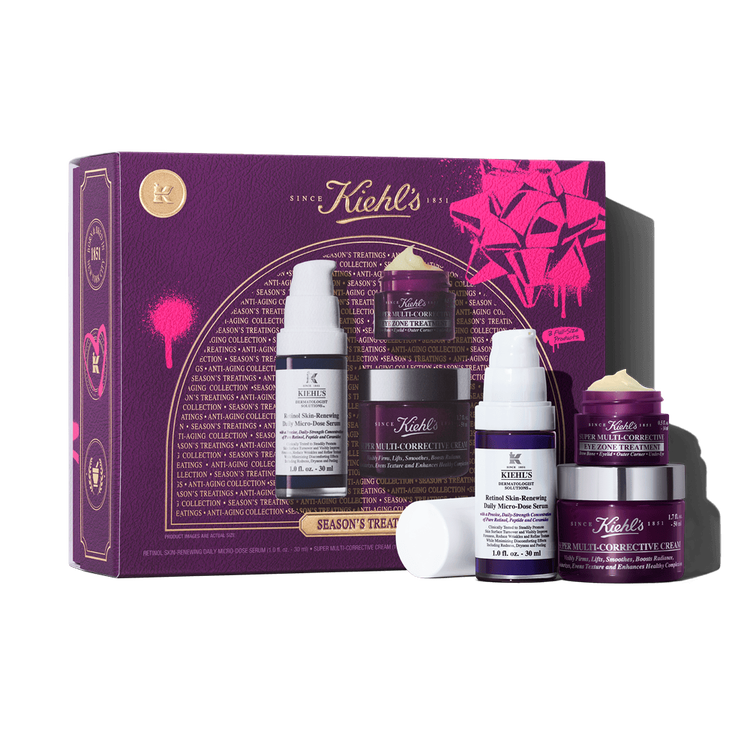 Whats Your Age Again - Set de regalo, crema correctiva + crema correctiva de ojos + suero facial con retinol