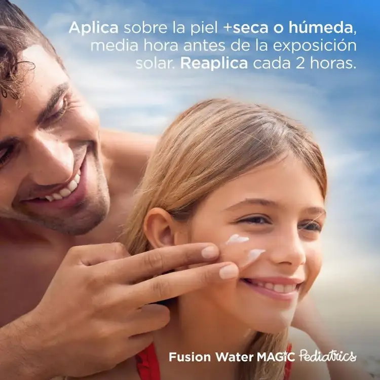 Fusion Water Magic Pediatric Protector solar facial alta protección