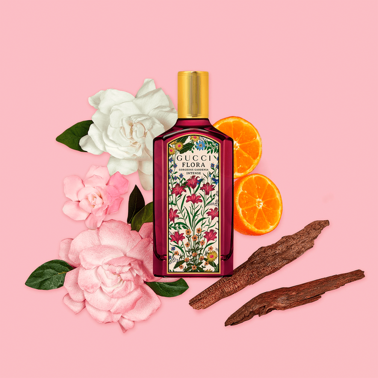 Flora Gorgeous Gardenia - Eau De Parfum Intense, aroma floral amaderado
