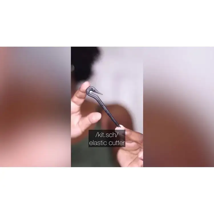 Eco-Friendly Elastic Hair Tie Cutters Cortador gomas elásticas corta de forma rápida