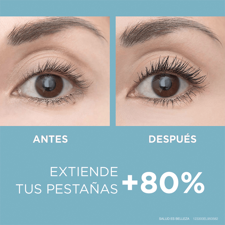 Double Extension Mascara de pestañas pestañas nutridas con efecto extensión